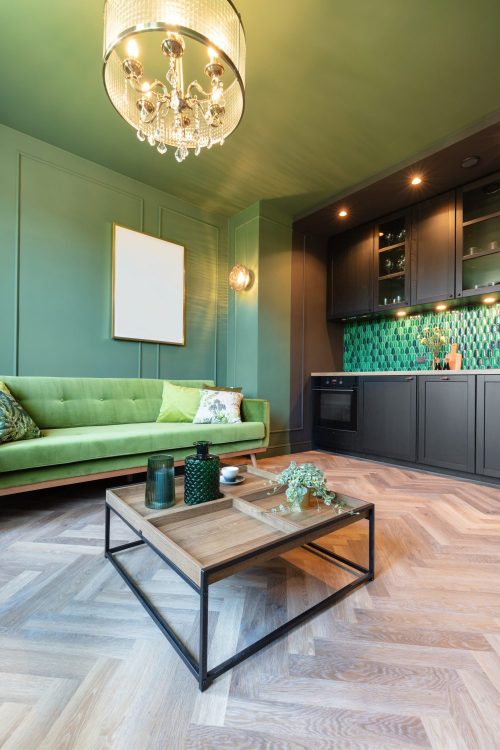 Interior design of small elegant apartment, home staging Interior design of small elegant apartment home staging